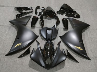 Purchase 2009-2011 Yamaha YZF 1000 R1 Motorcycle Fairings - Glossy Black Matte Black Gold Canada