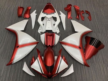 Purchase 2009-2011 Yamaha YZF 1000 R1 Motorcycle Fairing - White Red Canada