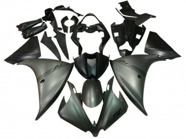 Purchase 2009-2011 Yamaha YZF 1000 R1 Motorcycle Fairings - Silver Matte Black Canada