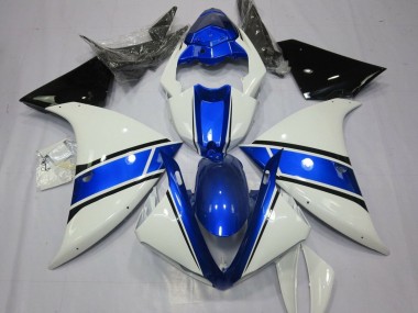 Purchase 2009-2011 Yamaha YZF 1000 R1 Motorcycle Fairings - White Blue Black Canada