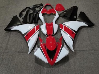 Purchase 2012-2014 Yamaha YZF 1000 R1 Motorcycle Fairings - Red White Matte Black Canada