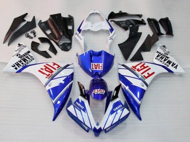 Purchase 2012-2014 Yamaha YZF 1000 R1 Motorcycle Fairing - White Blue Red Fiat Canada