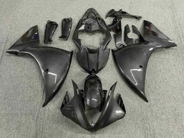 Purchase 2012-2014 Yamaha YZF 1000 R1 Motorcycle Fairings - Faux Carbon Fiber Grey Black Canada