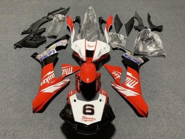 Purchase 2015-2019 Yamaha YZF 1000 R1 Motorcycle Fairings - White Red Black Milwaukee Canada
