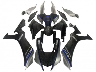 Purchase 2020-2025 Yamaha YZF 1000 R1 Motorcycle Fairings - Faux Carbon Fiber Silver Blue Canada