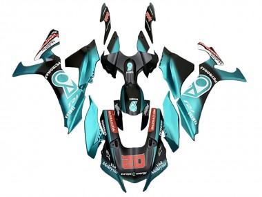Purchase 2020-2025 Yamaha YZF 1000 R1 Motorcycle Fairings - Turquoise Blue Matte Black Petronas Canada