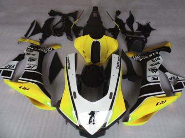 Purchase 2020-2025 Yamaha YZF 1000 R1 Motorcycle Fairings - Yellow White Glossy Black Motul YSP Canada