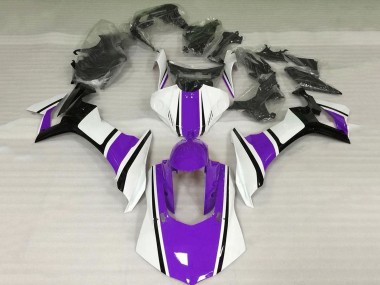 Purchase 2020-2025 Yamaha YZF 1000 R1 Motorcycle Fairing - White Purple Glossy Black Canada