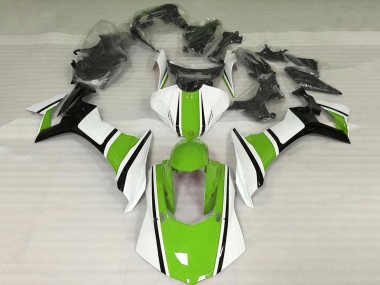Purchase 2020-2025 Yamaha YZF 1000 R1 Motorcycle Fairing - White Green Glossy Black Canada