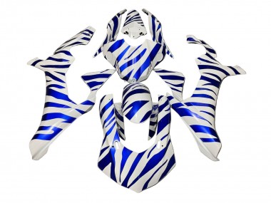 Purchase 2020-2025 Yamaha YZF 1000 R1 Motorcycle Fairings - White Blue Zebra Canada