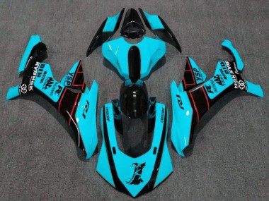 Purchase 2020-2025 Yamaha YZF 1000 R1 Motorcycle Fairings - Turquoise Blue Red Glossy Black Canada