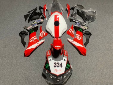 Purchase 2020-2025 Yamaha YZF 1000 R1 Motorcycle Fairing - White Red Black Green Monster Milwaukee Canada