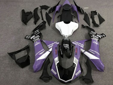Purchase 2020-2025 Yamaha YZF 1000 R1 Motorcycle Fairings - Purple White Glossy Black Sam Canada