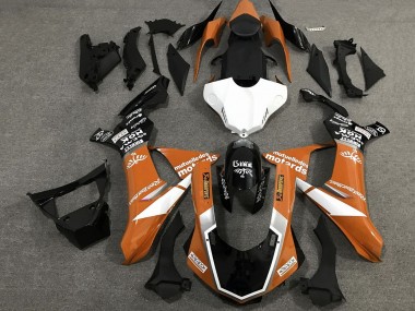 Purchase 2020-2025 Yamaha YZF 1000 R1 Motorcycle Fairings - Orange White Glossy Black Sam Canada