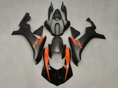 Purchase 2020-2025 Yamaha YZF 1000 R1 Motorcycle Fairings - Glossy Black Matte Black Orange Canada