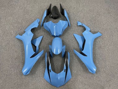 Purchase 2020-2025 Yamaha YZF 1000 R1 Motorcycle Fairings - Light Blue Glossy Black Canada