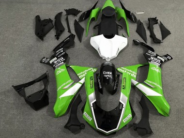 Purchase 2020-2025 Yamaha YZF 1000 R1 Motorcycle Fairings - Green White Glossy Black Sam Canada