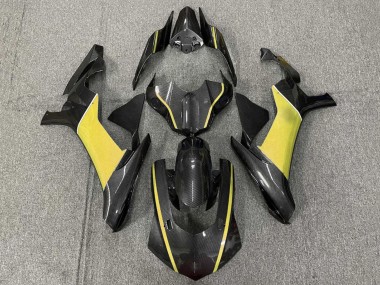 Purchase 2020-2025 Yamaha YZF 1000 R1 Motorcycle Fairings - Faux Carbon Fiber Yellow Canada