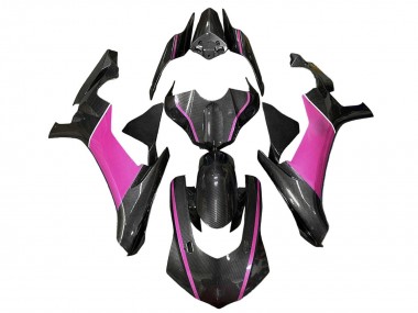 Purchase 2020-2025 Yamaha YZF 1000 R1 Motorcycle Fairings - Faux Carbon Fiber Pink Canada