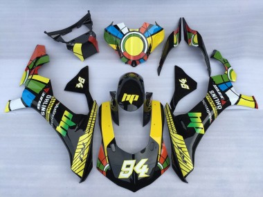 Purchase 2020-2025 Yamaha YZF 1000 R1 Motorcycle Fairings - White Blue Green Yellow Black Color Wheel 94 Canada
