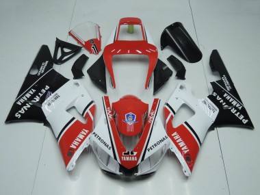 Purchase 1998-1999 Yamaha YZF 1000 R1 Motorcycle Fairings - Red White Glossy Black Petronas Yamalube Canada