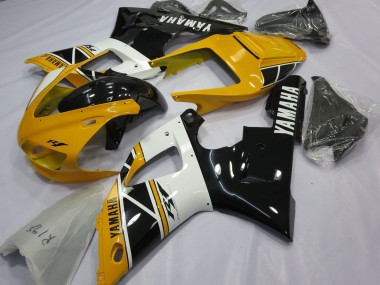 Purchase 1998-1999 Yamaha YZF 1000 R1 Motorcycle Fairings - Yellow White Glossy Black Canada