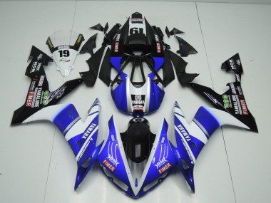 Purchase 2004-2006 Yamaha YZF 1000 R1 Motorcycle Fairings - Blue White Black Fimer Yamalube Canada