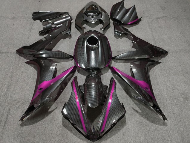 2004-2006 Yamaha YZF 1000 R1 Motorcycle Fairings - Carbon Fiber Style Pink Canada
