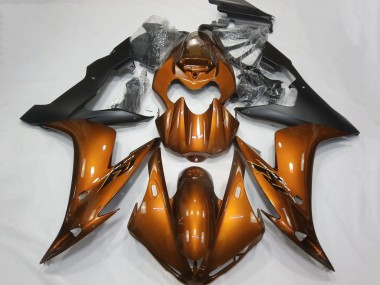 Purchase 2004-2006 Yamaha YZF 1000 R1 Motorcycle Fairings - Orange Matte Black Canada