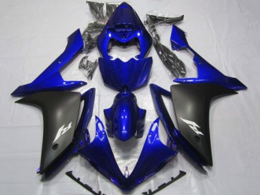 Purchase 2007-2008 Yamaha YZF 1000 R1 Motorcycle Fairings - Blue Matte Black Canada
