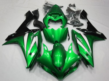 Purchase 2007-2008 Yamaha YZF 1000 R1 Motorcycle Fairings - Green White Black Canada