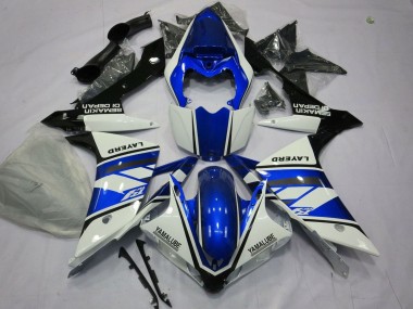 Purchase 2007-2008 Yamaha YZF 1000 R1 Motorcycle Fairings - White Blue Black Layerd Canada