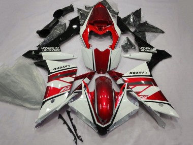 Purchase 2007-2008 Yamaha YZF 1000 R1 Motorcycle Fairings - White Red Black Layerd Canada