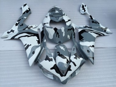 Purchase 2007-2008 Yamaha YZF 1000 R1 Motorcycle Fairings - White Grey Black Camouflage Canada