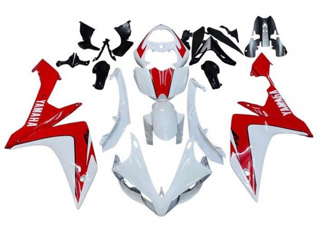 2007-2008 Yamaha YZF 1000 R1 Motorcycle Fairings - White Red Canada