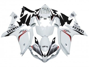 Purchase 2007-2008 Yamaha YZF 1000 R1 Motorcycle Fairings - White Red Black Stripe M1 Canada