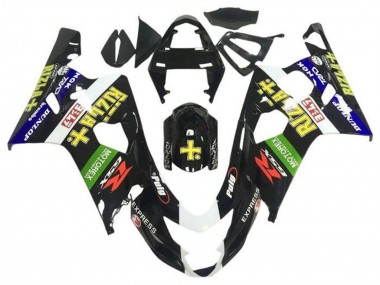 Purchase 2004-2005 Suzuki GSXR 600 / GSXR 750 Motorcycle Fairings - Glossy Black Blue Green Yellow Rizla Canada