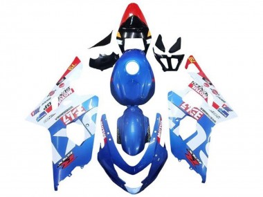 Purchase 2004-2005 Suzuki GSXR 600 / GSXR 750 Motorcycle Fairings - Blue White Red Motul Canada