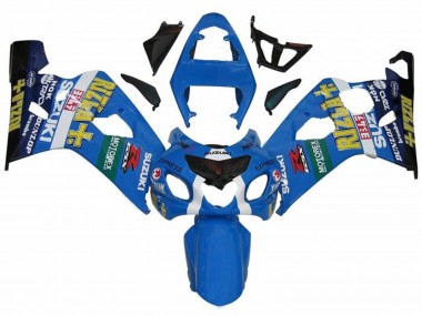 Purchase 2004-2005 Suzuki GSXR 600 / GSXR 750 Motorcycle Fairings - Blue Green Black Yellow Rizla Canada