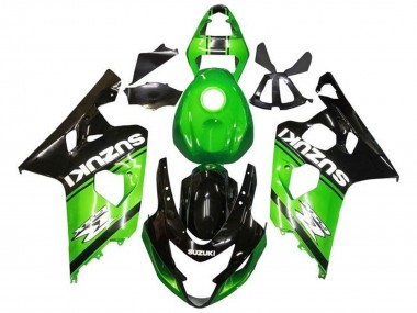 Purchase 2004-2005 Suzuki GSXR 600 / GSXR 750 Motorcycle Fairings - Green Black White Canada
