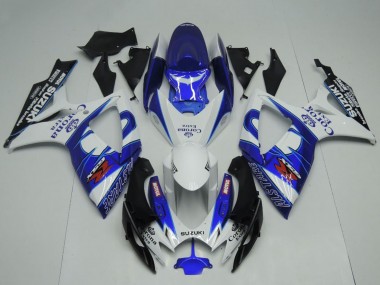 Purchase 2006-2007 Suzuki GSXR 600 / GSXR 750 Motorcycle Fairings - White Blue Black Corona Extra Motul Canada