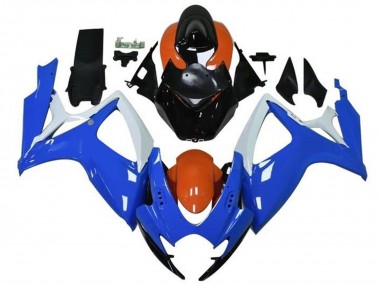 Purchase 2006-2007 Suzuki GSXR 600 / GSXR 750 Motorcycle Fairings - Orange Blue White Black Canada