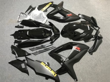 Purchase 2006-2007 Suzuki GSXR 600 / GSXR 750 Motorcycle Fairings - Matte Black Glossy Black Yellow Canada