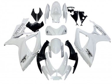 Purchase 2006-2007 Suzuki GSXR 600 / GSXR 750 Motorcycle Fairings - White Black Canada