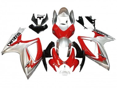 Purchase 2006-2007 Suzuki GSXR 600 / GSXR 750 Motorcycle Fairings - Silver Red Black Canada