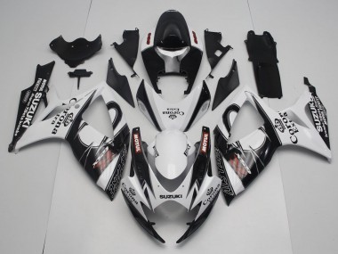 Purchase 2006-2007 Suzuki GSXR 600 / GSXR 750 Motorcycle Fairings - White Black Red Corona Extra Motul Alstare Canada