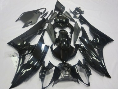 Purchase 2006-2007 Yamaha YZF R6 Motorcycle Fairings - Glossy Black Matte Black Canada