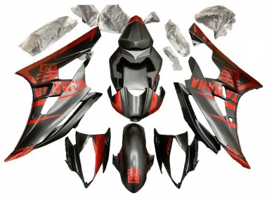 Purchase 2006-2007 Yamaha YZF R6 Motorcycle Fairing - Red Matte Black Canada
