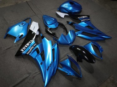 Purchase 2006-2007 Yamaha YZF R6 Motorcycle Fairings - Blue Glossy Black White Canada
