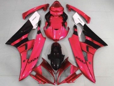 Purchase 2006-2007 Yamaha YZF R6 Motorcycle Fairings - White Red Glossy Black Canada